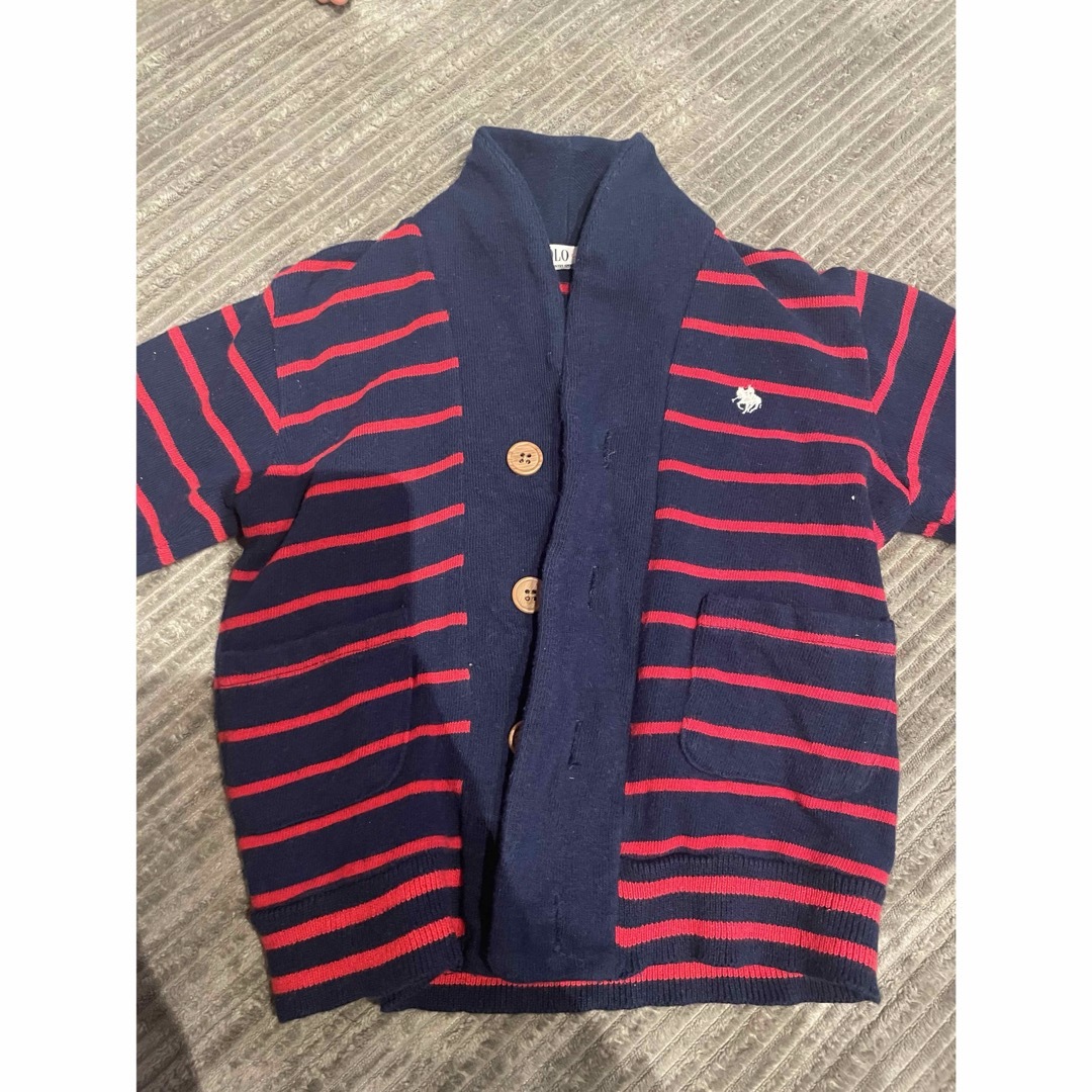 POLO（RALPH LAUREN）(ポロ)のPOLO カーディガン キッズ/ベビー/マタニティのキッズ服男の子用(90cm~)(カーディガン)の商品写真