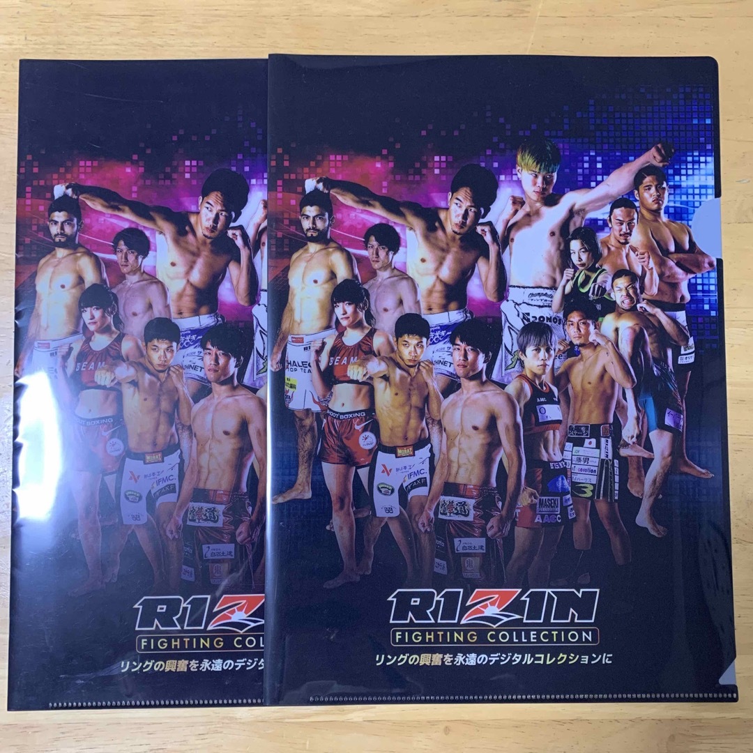 RIZIN 33 クリアファイル2つ&チラシ スポーツ/アウトドアのスポーツ/アウトドア その他(格闘技/プロレス)の商品写真