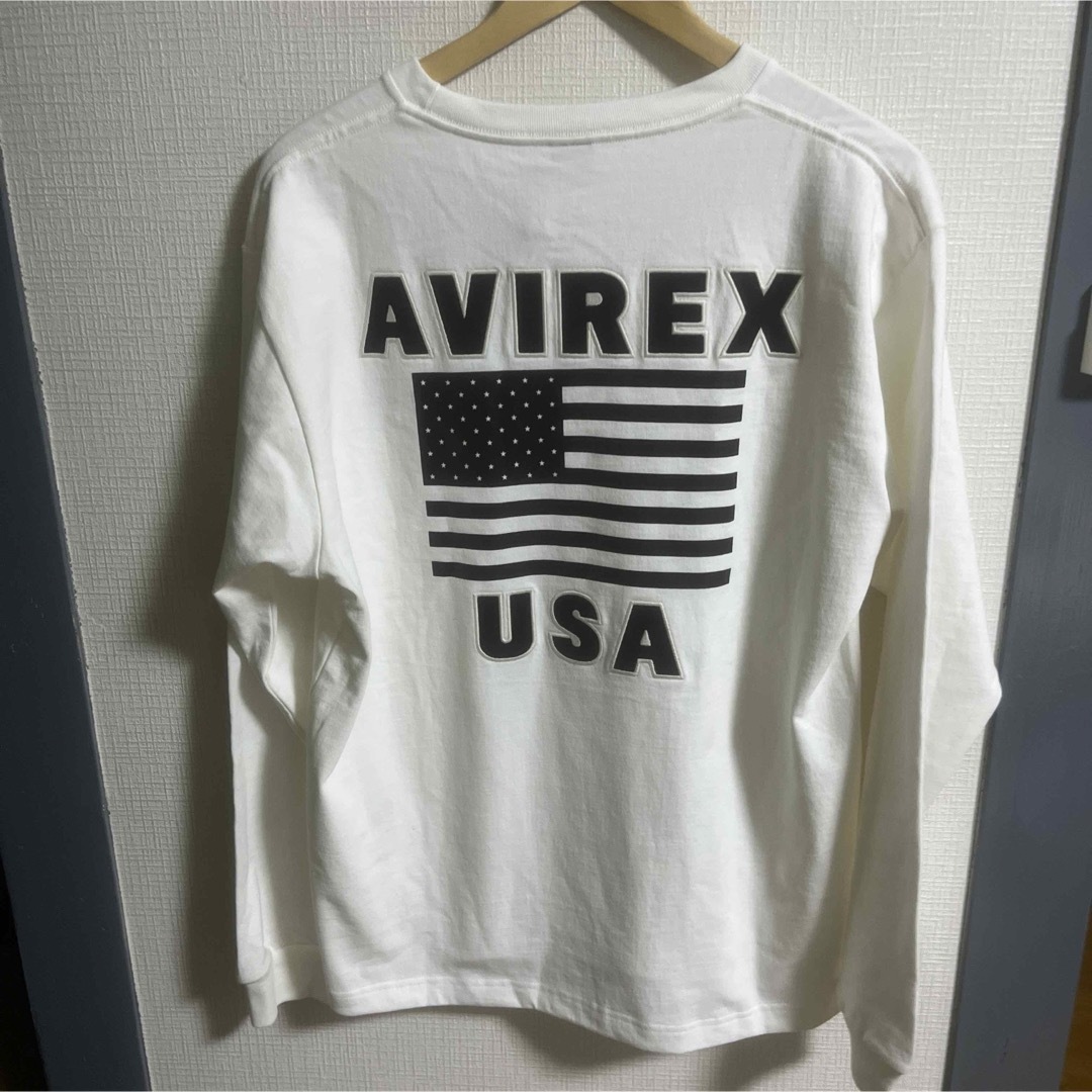 AVIREX(アヴィレックス)のAVIREX メンズ春作長ティL size 女性着用可能　 メンズのトップス(Tシャツ/カットソー(七分/長袖))の商品写真