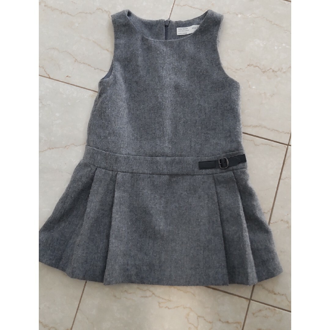 ZARA KIDS(ザラキッズ)のサイズ110☆ZARA キッズ　ワンピース　ジャンパースカート キッズ/ベビー/マタニティのキッズ服女の子用(90cm~)(ワンピース)の商品写真