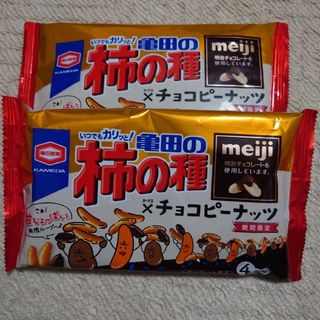 カメダセイカ(亀田製菓)の亀田製菓柿の種×チョコピーナッツ2袋(菓子/デザート)