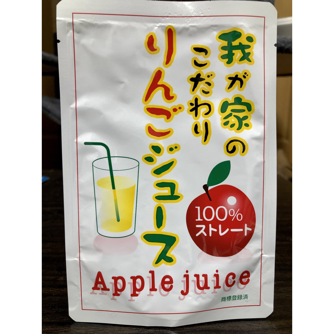 秋田県産 無添加 100% りんごジュース 20パック 食品/飲料/酒の食品(フルーツ)の商品写真