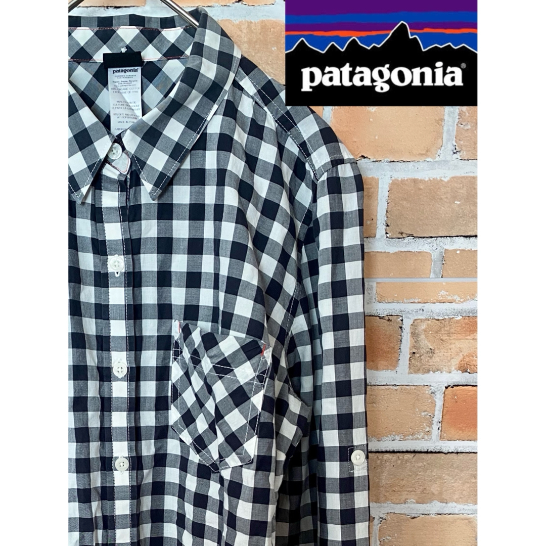 patagonia(パタゴニア)の【お洒落】Patagonia パタゴニア☆可愛いギンガムチェックのシャツ！ レディースのトップス(シャツ/ブラウス(長袖/七分))の商品写真