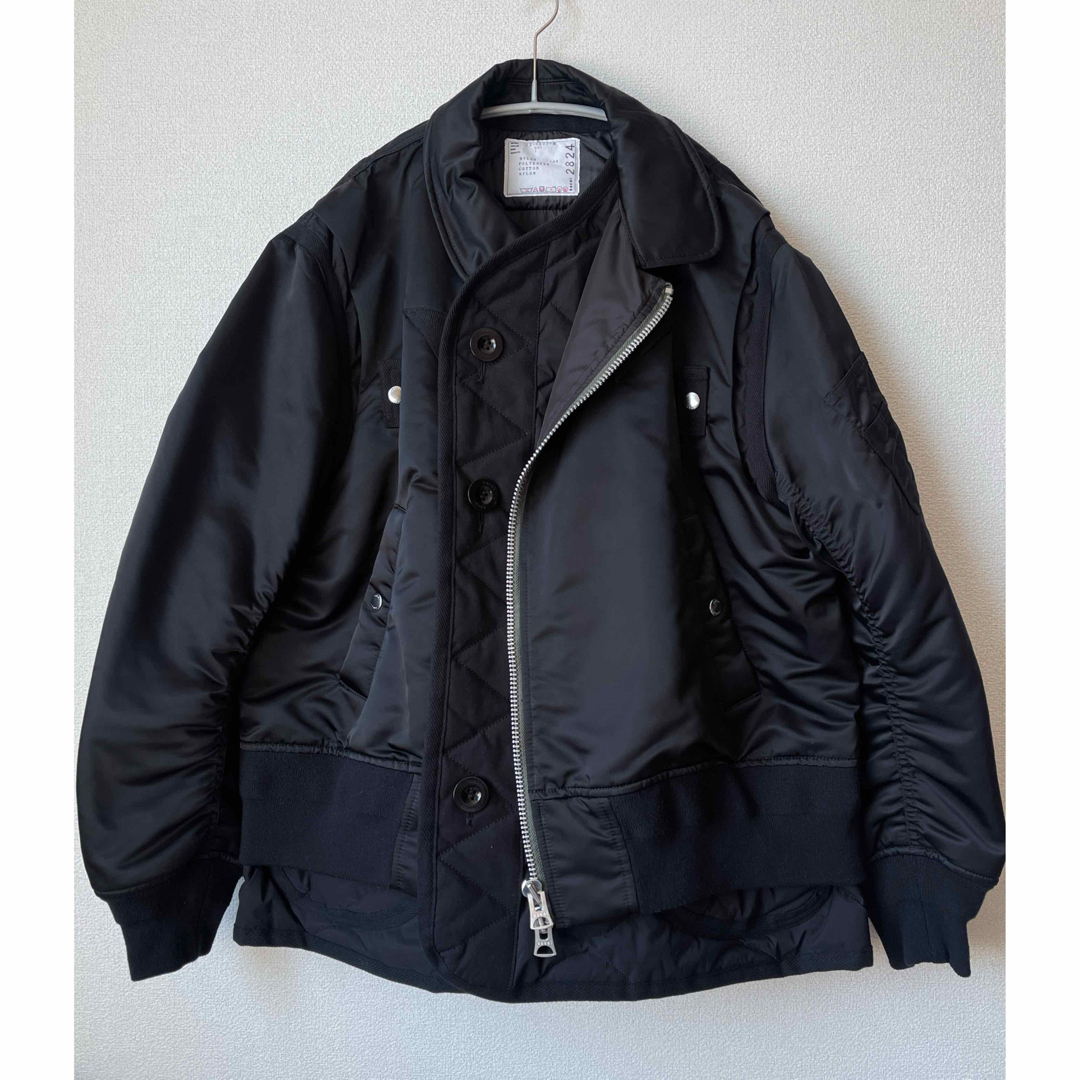 sacai(サカイ)のSACAI サカイ ブルゾン MA1 22-02824M Nylon Twill メンズのジャケット/アウター(ブルゾン)の商品写真