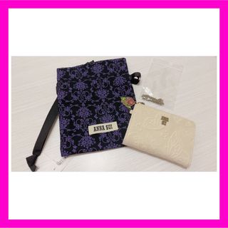 ANNA SUI - 新品 未使用 サンプル品 アナスイ パスケース マルチケース