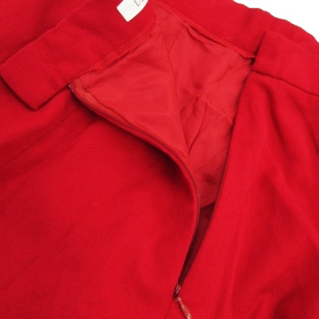 other(アザー)のデボラ スカート フレア ロング ウール ワンポイント ボタン 9 赤 レッド レディースのスカート(ロングスカート)の商品写真
