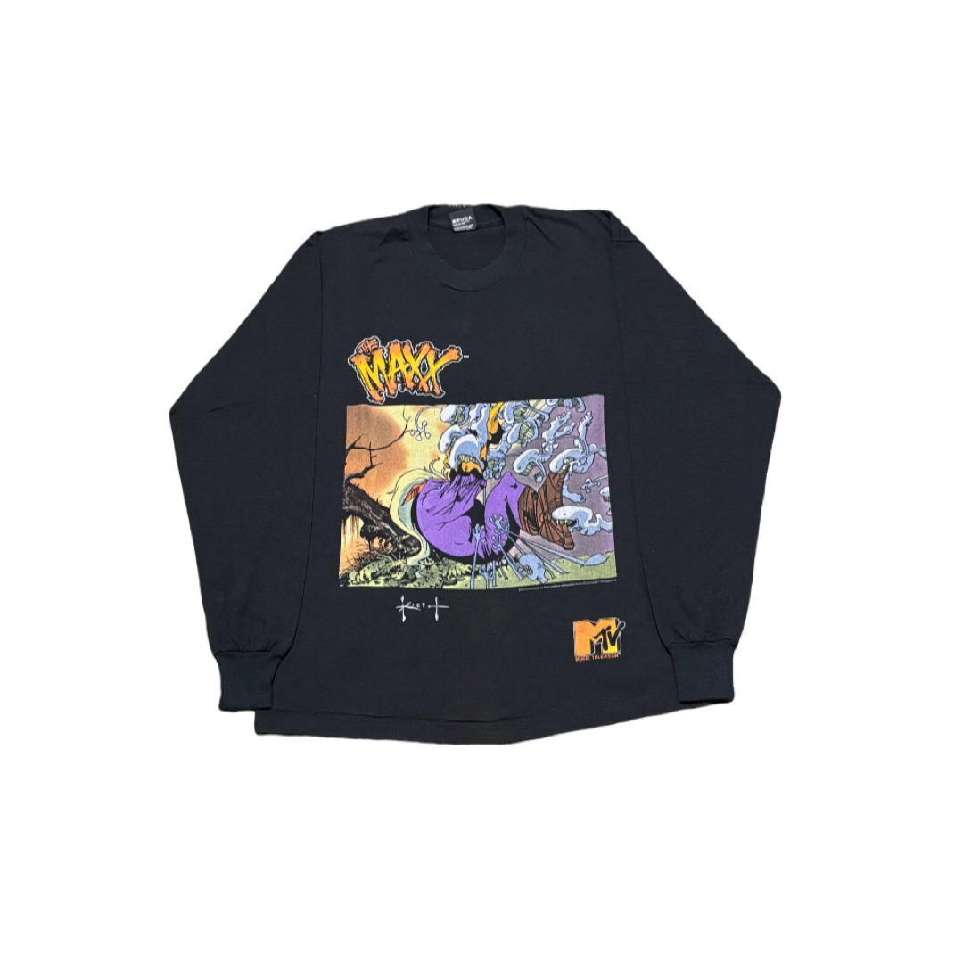 SCREEN STARS(スクリーンスターズ)の90s THE MAXX MTV tシャツ USA アメリカ製　ザ.マックス　L メンズのトップス(Tシャツ/カットソー(七分/長袖))の商品写真