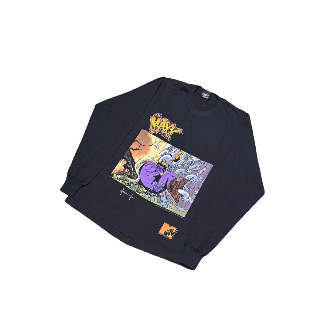 SCREEN STARS(スクリーンスターズ)の90s THE MAXX MTV tシャツ USA アメリカ製　ザ.マックス　L メンズのトップス(Tシャツ/カットソー(七分/長袖))の商品写真