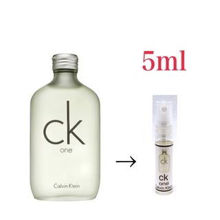 カルバンクライン(Calvin Klein)のCK ONE  カルバン クライン シーケーワン EDT 5ml  天香香水(香水(男性用))