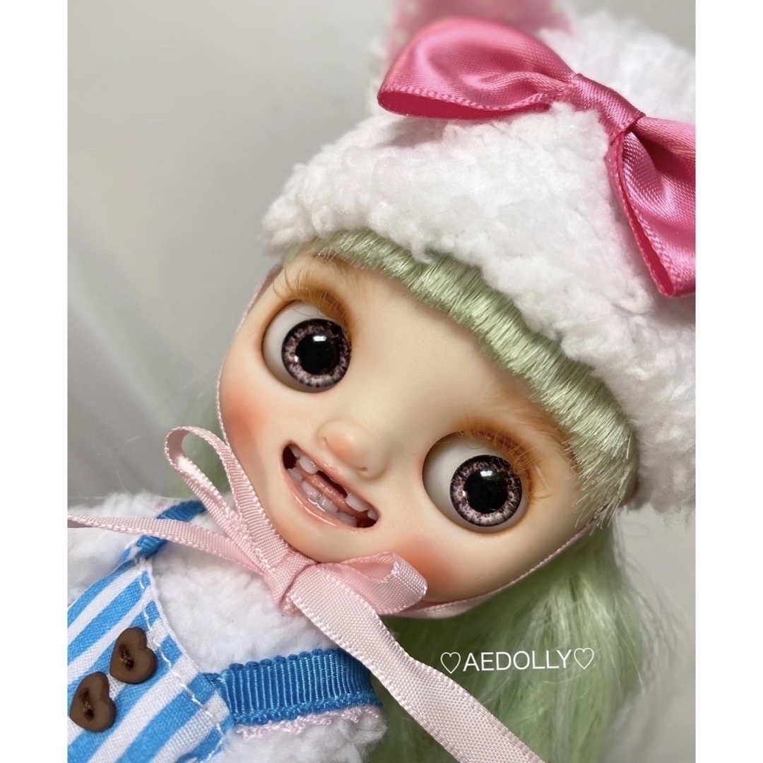 Takara Tomy(タカラトミー)の♡AEDOLLY♡カスタム　ミディブライス　メロメロミュー ハンドメイドのぬいぐるみ/人形(人形)の商品写真