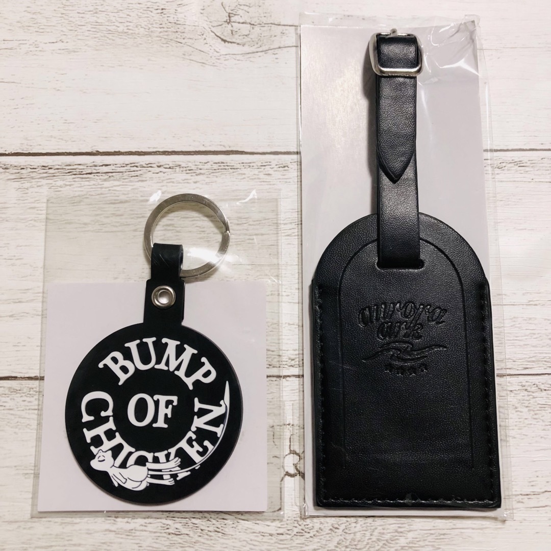 BUMP OF CHICKEN(バンプオブチキン)の☆ アカシア ラバーキーホルダー  オーロラアークレザータグ 未開封品✨ ☆ エンタメ/ホビーのタレントグッズ(ミュージシャン)の商品写真