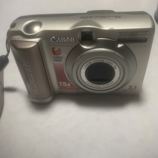 キヤノン(Canon)のCanon PowerShot A20 デジカメ　単3電池仕様(コンパクトデジタルカメラ)