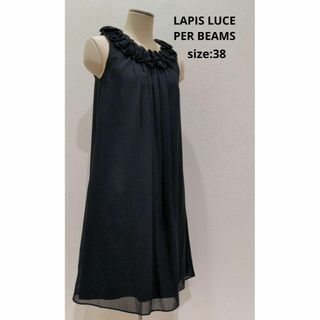 LAPIS LUCE PER BEAMS フォーマル ノースリーブ ワンピ 38(ひざ丈ワンピース)