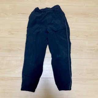 ユニクロ(UNIQLO)のキッズ　ユニクロ　裏フリース防寒パンツ　黒　サイズ120(パンツ/スパッツ)
