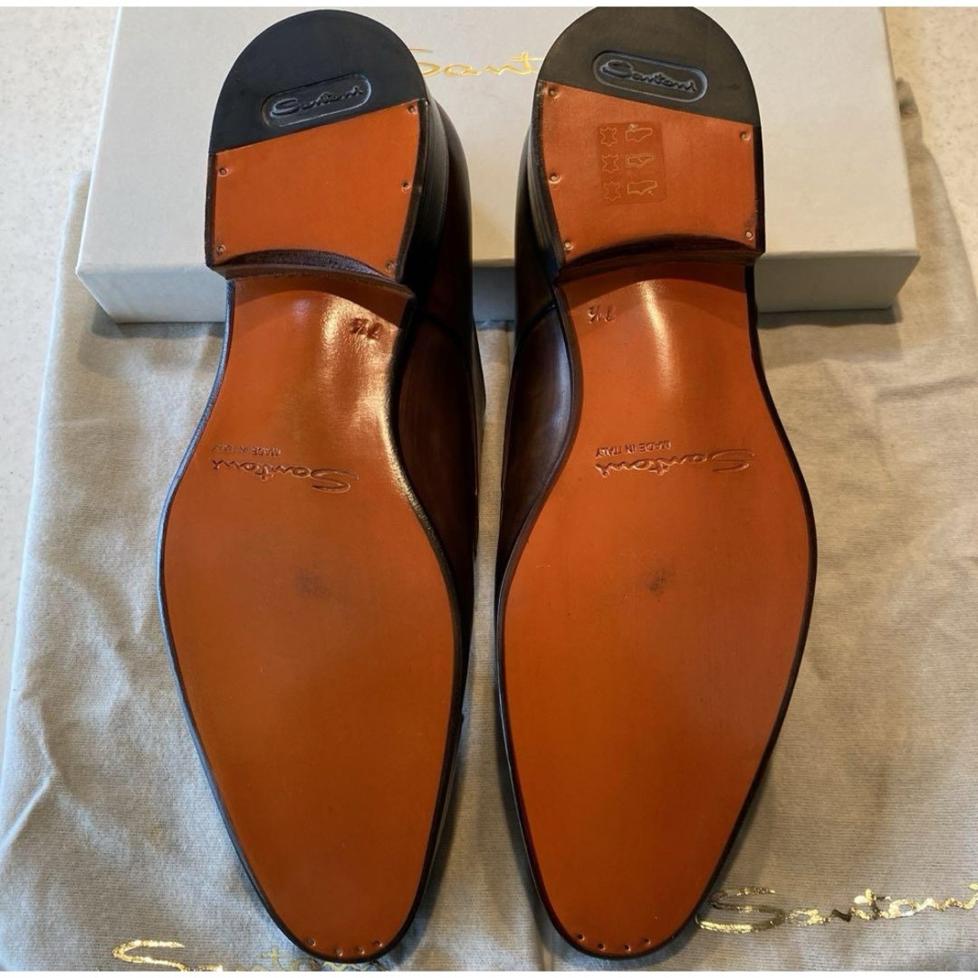 Santoni(サントーニ)のサントーニ　SANTONI ダブルモンク　ブラウン系　サイズUK7.5 メンズの靴/シューズ(ドレス/ビジネス)の商品写真