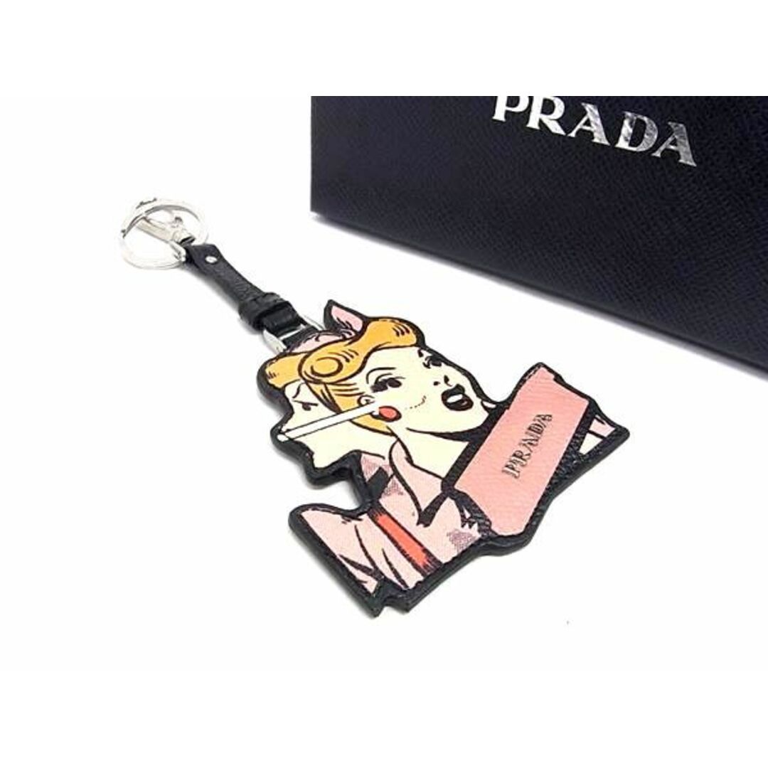 PRADA(プラダ)の■新品■未使用■ PRADA プラダ レザー キーホルダー バッグチャーム ピンク系 AT5882  エンタメ/ホビーの美術品/アンティーク(その他)の商品写真