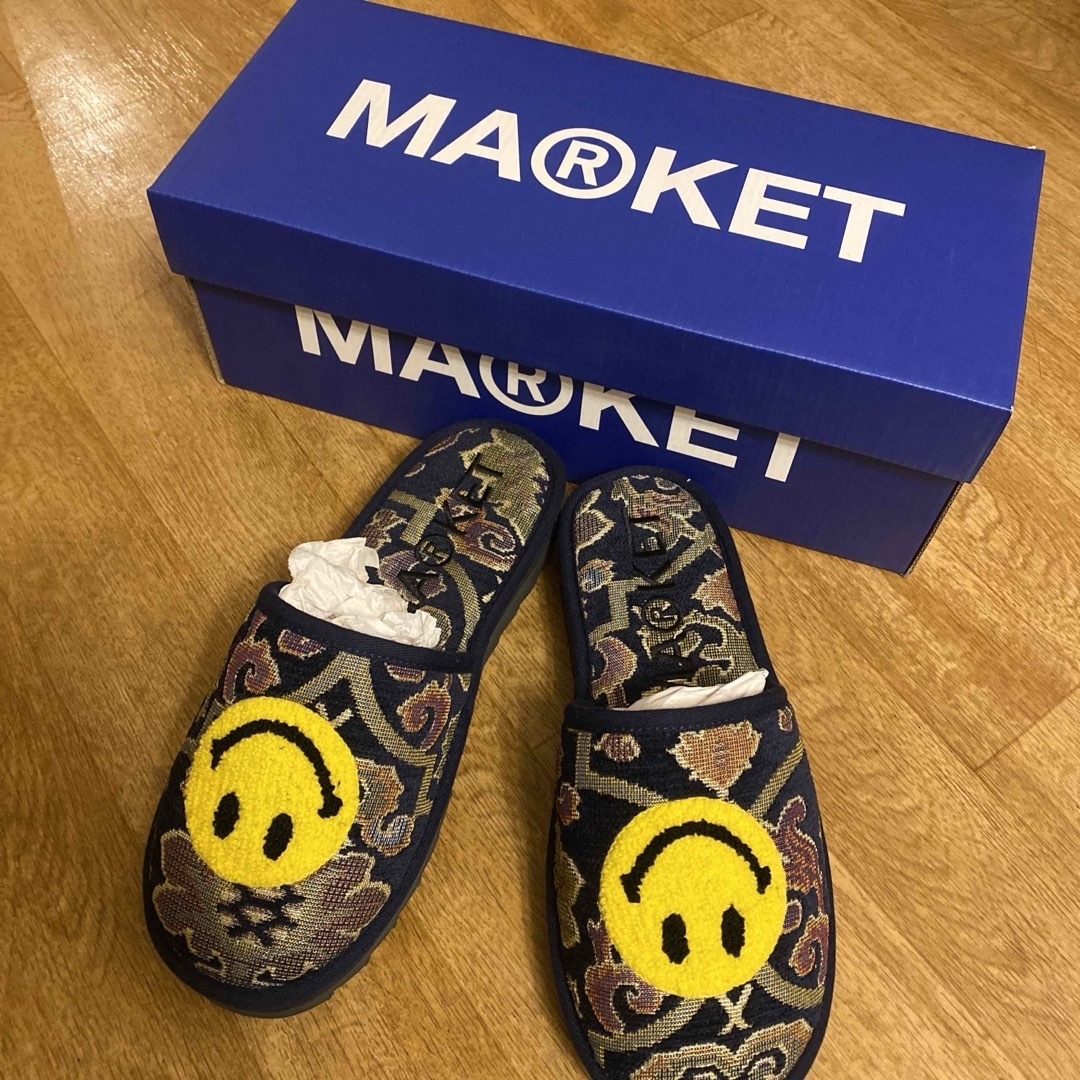 HUMAN MADE(ヒューマンメイド)の新品 MARKET UPSIDE DOWN HOTEL SLIPPERS メンズの靴/シューズ(スニーカー)の商品写真