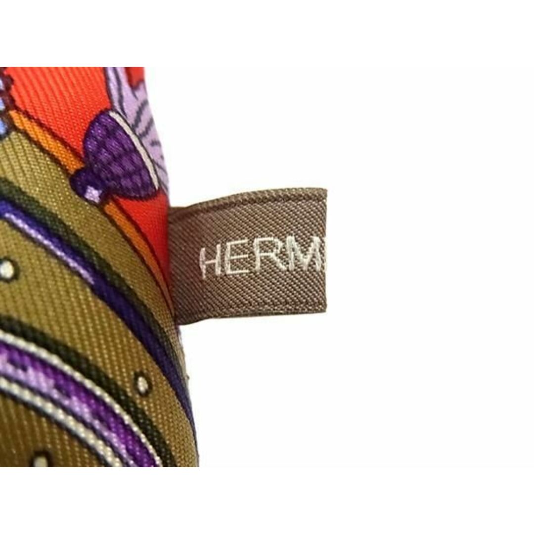 Hermes(エルメス)の■新品■未使用■ HERMES エルメス プティアッシュ シルク オーナメント クリスマスツリー キーホルダー パープル系×ブラウン系 AU8010  エンタメ/ホビーの美術品/アンティーク(その他)の商品写真