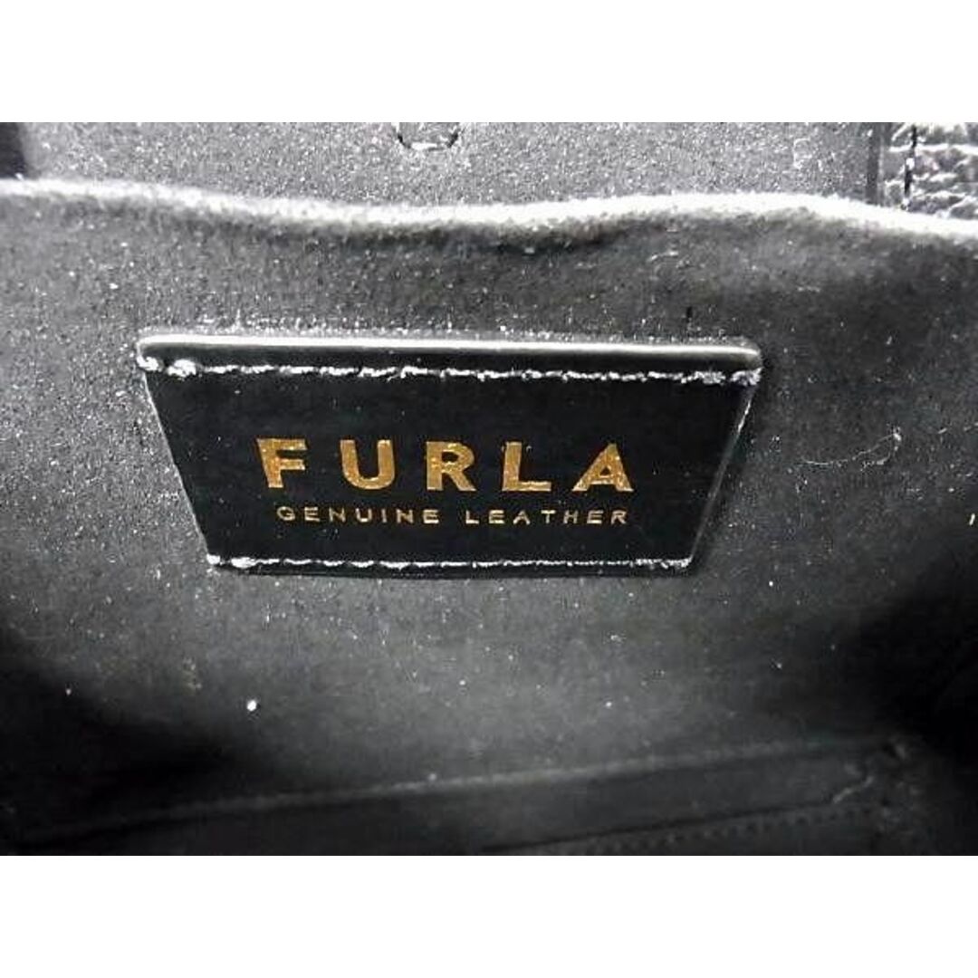 Furla(フルラ)の■新品■未使用■ FURLA フルラ レザー 2WAY クロスボディ ショルダーバッグ ハンドバッグ 斜め掛けかばん レディース ブラック系 AT4702  レディースのバッグ(ハンドバッグ)の商品写真
