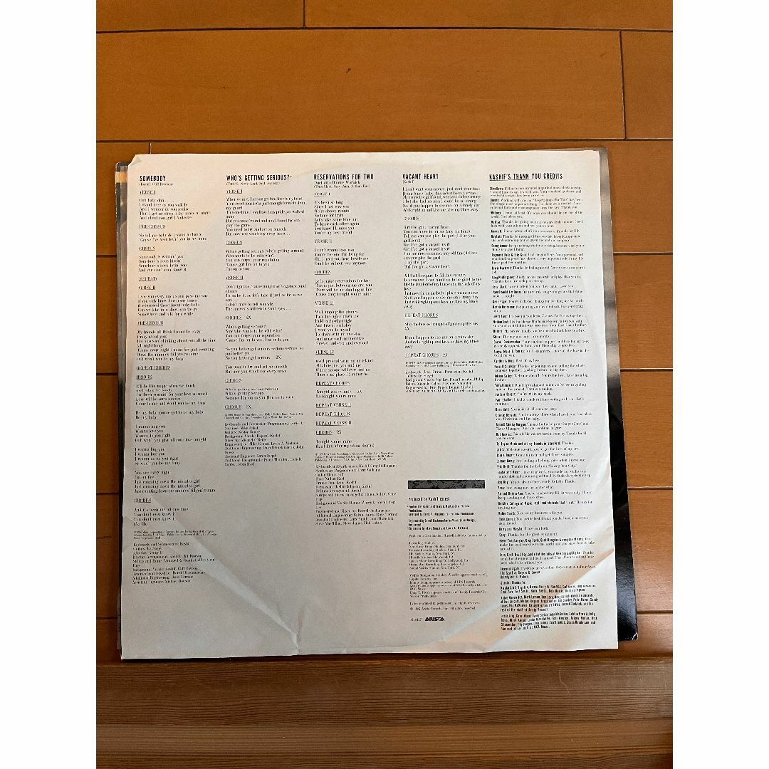 【LP】カシーフ『Love Changes』輸入盤レコード エンタメ/ホビーのCD(R&B/ソウル)の商品写真