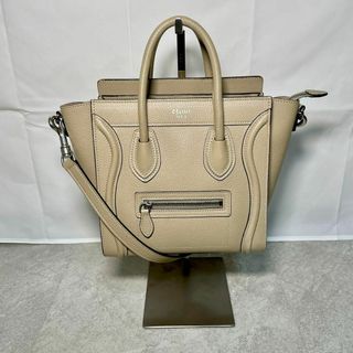 セリーヌ(celine)の【美品✨】セリーヌ ラゲージ ナノショッパー 2way ハンドバッグ ショルダー(ショルダーバッグ)