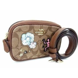 コーチ(COACH)の■新品■未使用■ COACH コーチ F55644 シグネチャー キースヘリング コラボ PVC ウエストポーチ ボディバッグ ブラウン系 AT4804(その他)