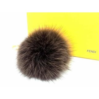 フェンディ(FENDI)の■新品■未使用■ FENDI フェンディ ポンポンチャーム ファー キーホルダー キーリング バッグチャーム ブラウン系 AV1791 (その他)