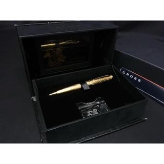 クロス(CROSS)の■新品■未使用■ CROSS クロス ツイスト式 ボールペン 筆記用具 文房具 ステーショナリー ゴールド系 AV1787(ペン/マーカー)