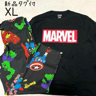 マーベル(MARVEL)の新品　MARVEL　マーベル　セットアップ　アベンジャーズ　黒　大きいサイズ(その他)