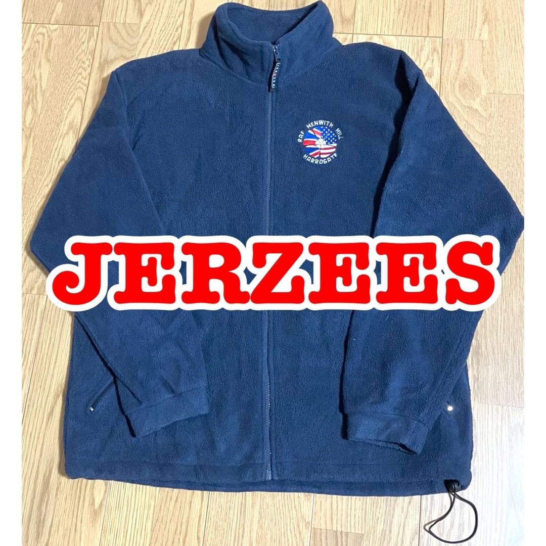 JERZEES(ジャージーズ)のジャージーズ ジップフリース ネイビー メンズのジャケット/アウター(ブルゾン)の商品写真