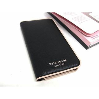 ケイトスペードニューヨーク(kate spade new york)の■新品■未使用■ kate spade ケイトスペード レザー iPhone14 Pro アイフォン スマホケース スマホカバー ブラック系 BI0434 (その他)