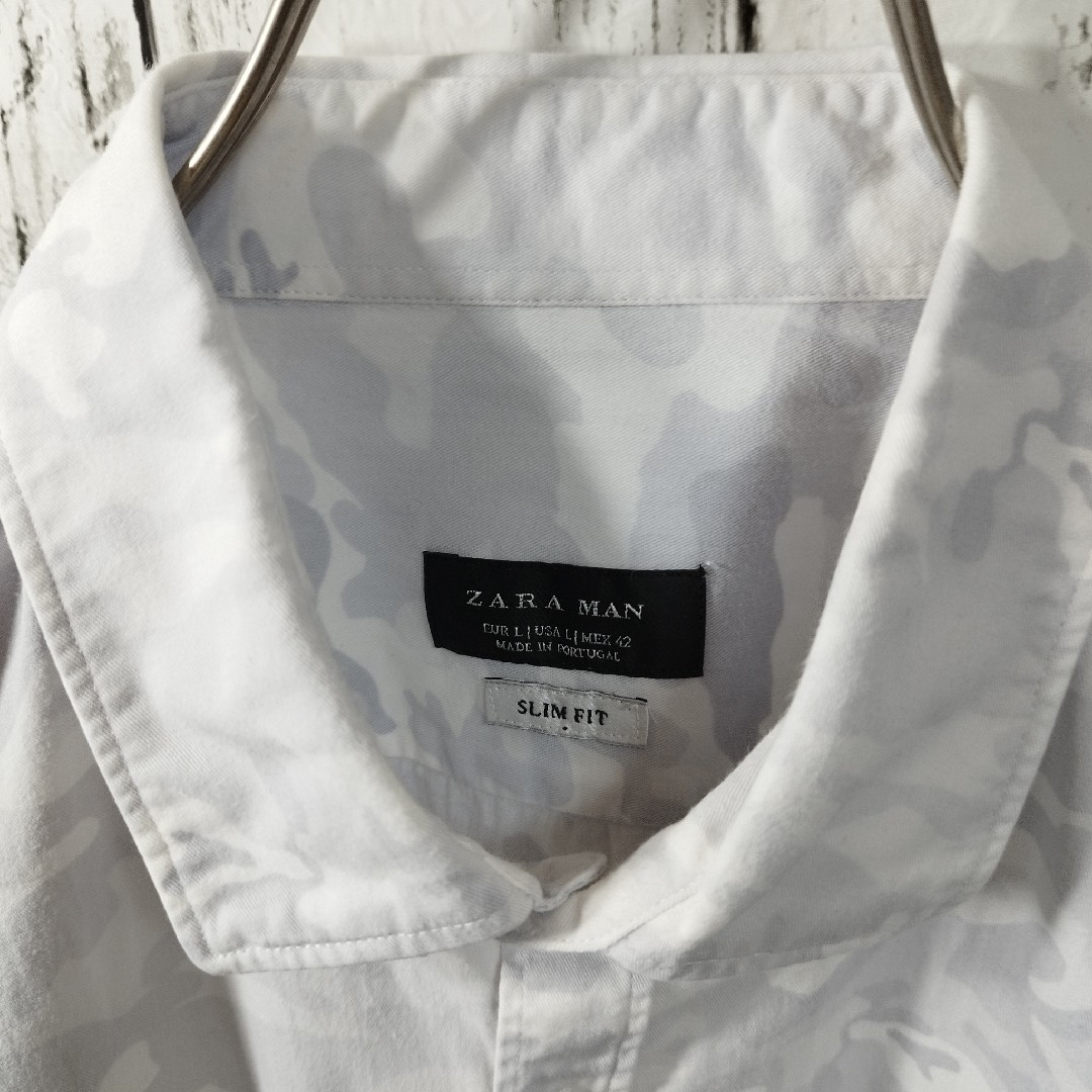 ZARA(ザラ)の【ZARA MAN】Camo Patterned Shirt　D66 メンズのトップス(シャツ)の商品写真