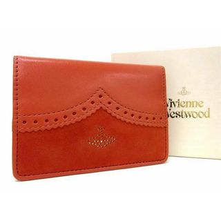 ヴィヴィアンウエストウッド(Vivienne Westwood)の■新品同様■ Vivienne Westwood ヴィヴィアンウエストウッド オーブ レザー カードケース カード入れ パスケース ブラウン系 BG6611 (その他)