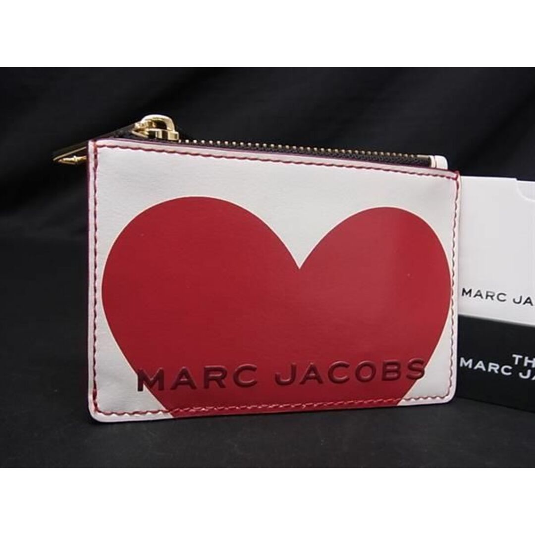 MARC JACOBS(マークジェイコブス)の■新品■未使用■ MARC JACOBS マークジェイコブス レザー ハート フラグメントケース カードケース コインケース ホワイト系 AW0633 メンズのファッション小物(その他)の商品写真