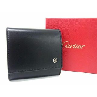 カルティエ(Cartier)の■新品■未使用■ Cartier カルティエ パシャ レザー コインケース コインパース 小銭入れ メンズ レディース ブラック系 AW0634 (財布)