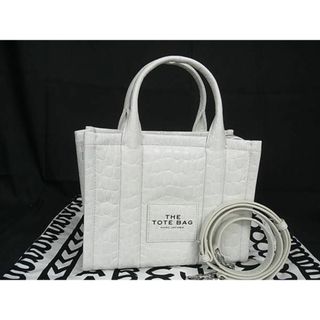 マークジェイコブス(MARC JACOBS)の■新品■未使用■ MARC JACOBS マークジェイコブス レザー 2WAY トート ハンドバッグ ショルダーバッグ レディース ホワイト系 AT5081 (トートバッグ)