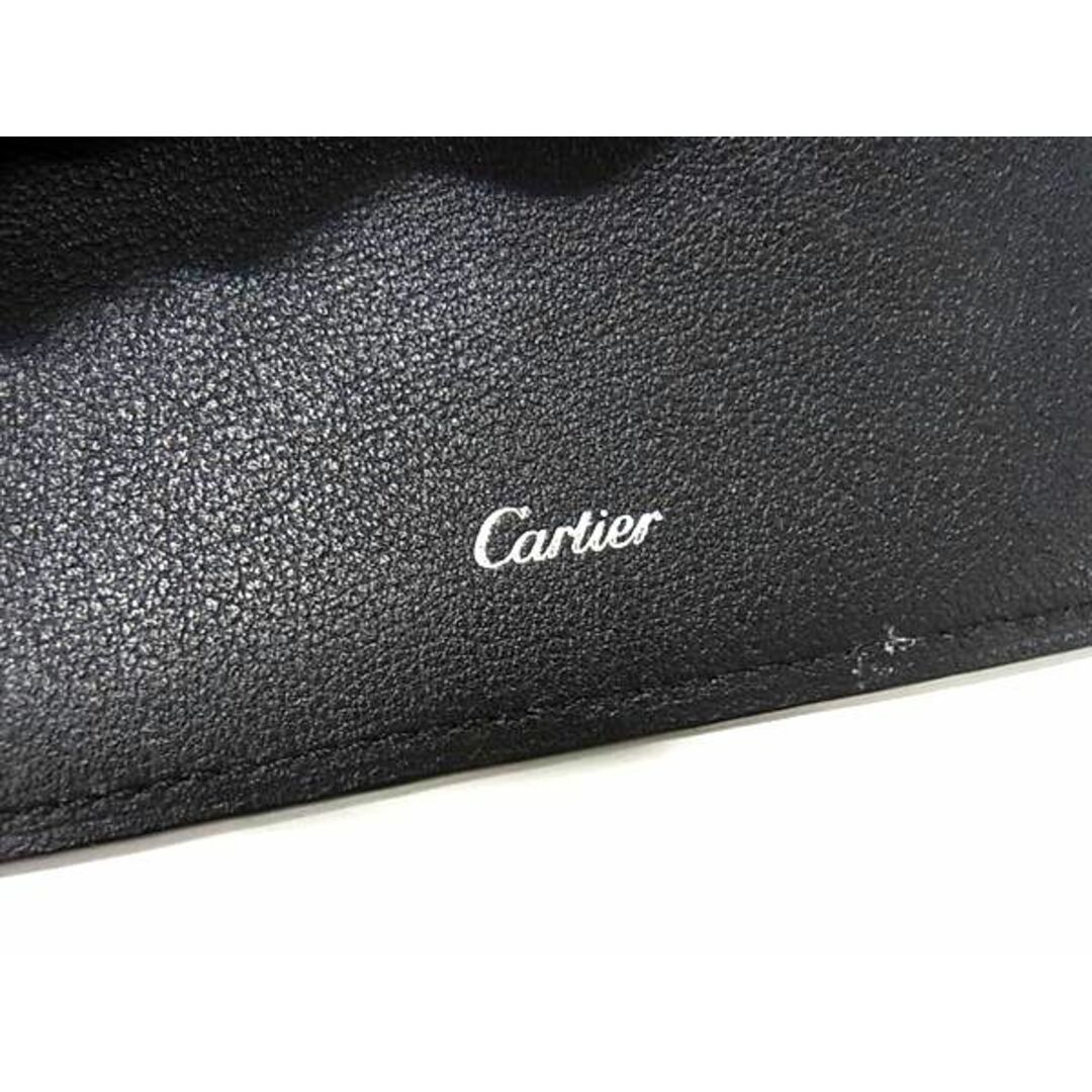 Cartier(カルティエ)の■新品同様■ Cartier カルティエ パシャ レザー カードケース パスケース メンズ ブラック系 AT9067  レディースのバッグ(ハンドバッグ)の商品写真