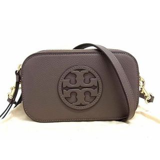 トリーバーチ(Tory Burch)の■新品■未使用■ TORY BURCH トリーバーチ レザー クロスボディ ショルダーバッグ ミニバッグ レディース グレージュ系 AS6037 (ハンドバッグ)