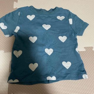 プチバトー(PETIT BATEAU)の【ちいさん専用】petit bateau  プチバトー ハート柄Tシャツ(Ｔシャツ)