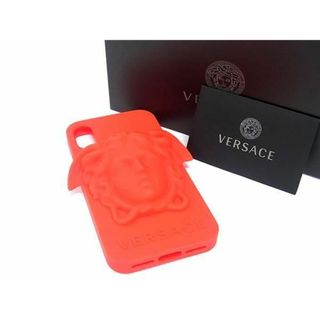 ヴェルサーチ(VERSACE)の ■新品■未使用■ VERSACE ヴェルサーチ メデューサ iPhoneX/XS対応 アイフォンケース スマホケース  レッド系 AS5634 (その他)