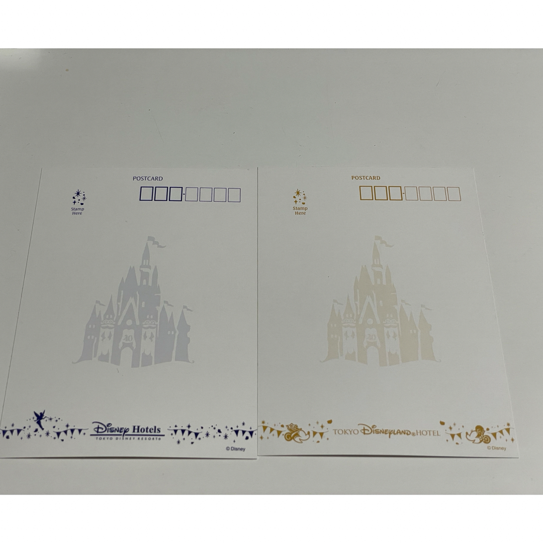 【ポストカード】ディズニーランドホテル40周年記念品 エンタメ/ホビーのおもちゃ/ぬいぐるみ(キャラクターグッズ)の商品写真