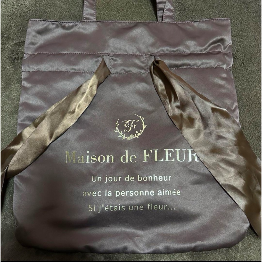 Maison de FLEUR(メゾンドフルール)のMaison de FLEUR リボントートバッグ レディースのバッグ(トートバッグ)の商品写真