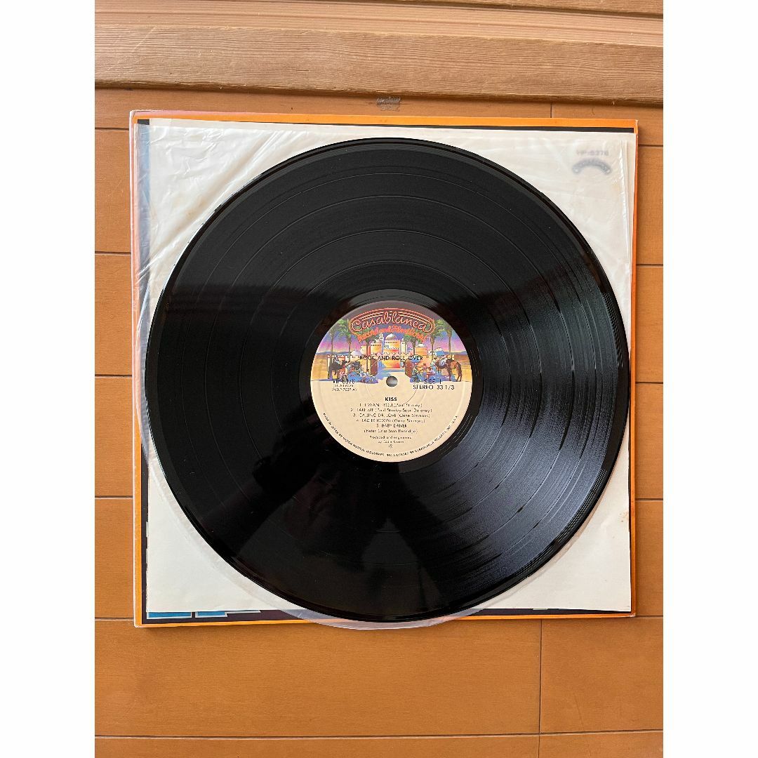【LP】KISS 『地獄のロック・ファイアー』国内盤レコード エンタメ/ホビーのCD(ポップス/ロック(洋楽))の商品写真