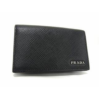 プラダ(PRADA)の■新品■未使用■ PRADA プラダ レザー カードケース カード入れ 名刺入れ レディース メンズ ブラック系 AU7743 (その他)