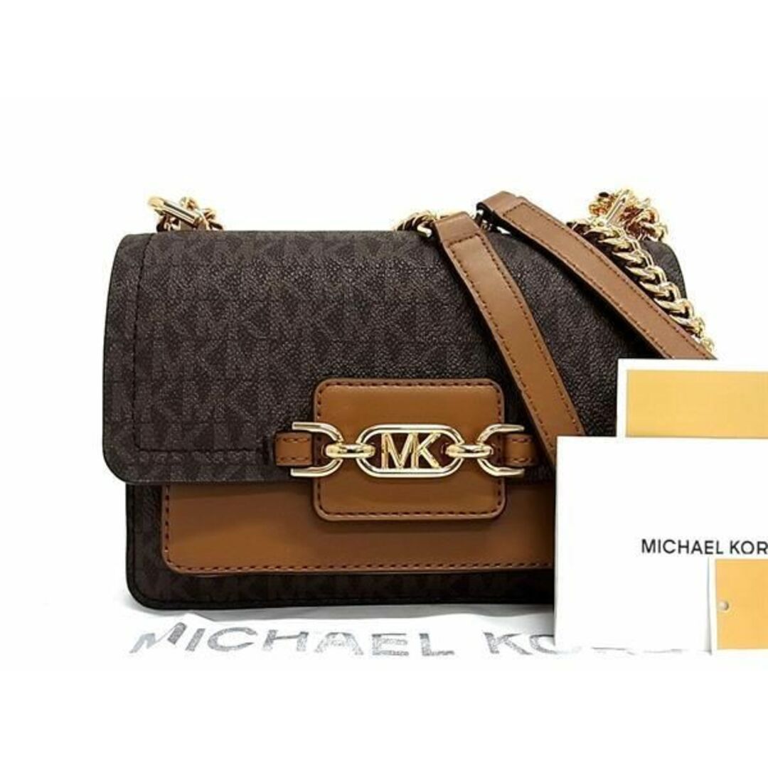 □新品□未使用□ MICHAEL KORS マイケルコース MK柄 PVC×レザー