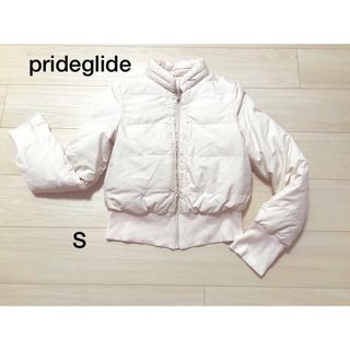 プライドグライド(prideglide)の✨美品✨プライドグライド　ダウンコート　白・Sサイズ(ダウンコート)