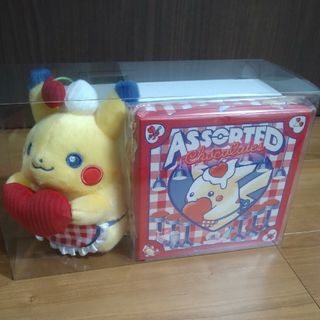 ポケモン(ポケモン)のポケモン　×　モロゾフ　ぬいぐるみ付きアソートチョコ　ピカチュウ　バレンタイン(ぬいぐるみ)