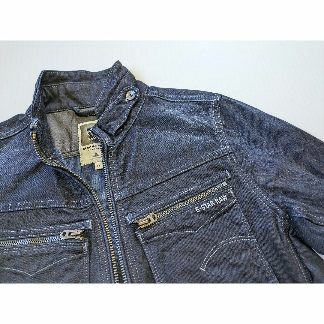 G-STAR RAW ジースターロゥ デニムジャケット ライダース Gジャン M