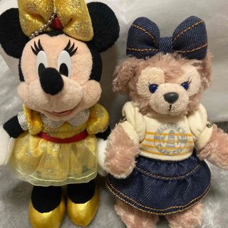 キーホルダー　ディズニー　ミニー　シェリーメイ(キャラクターグッズ)