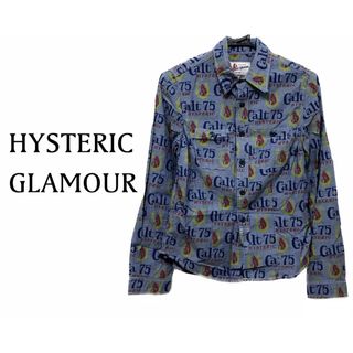 ヒステリックグラマー(HYSTERIC GLAMOUR)のヒステリックグラマー【美品】Calt 75 総柄 シャンブレー 長袖 シャツ(シャツ/ブラウス(長袖/七分))